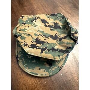 Marine Corps. cover garrsion marpat woodland hat unisex small